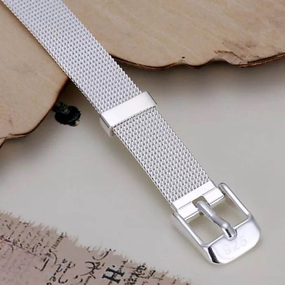 925 SS Belt Bracelet - Picture 2 of 3